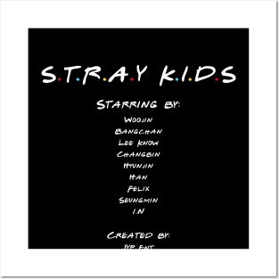 Stray k!ds as Friends. Posters and Art